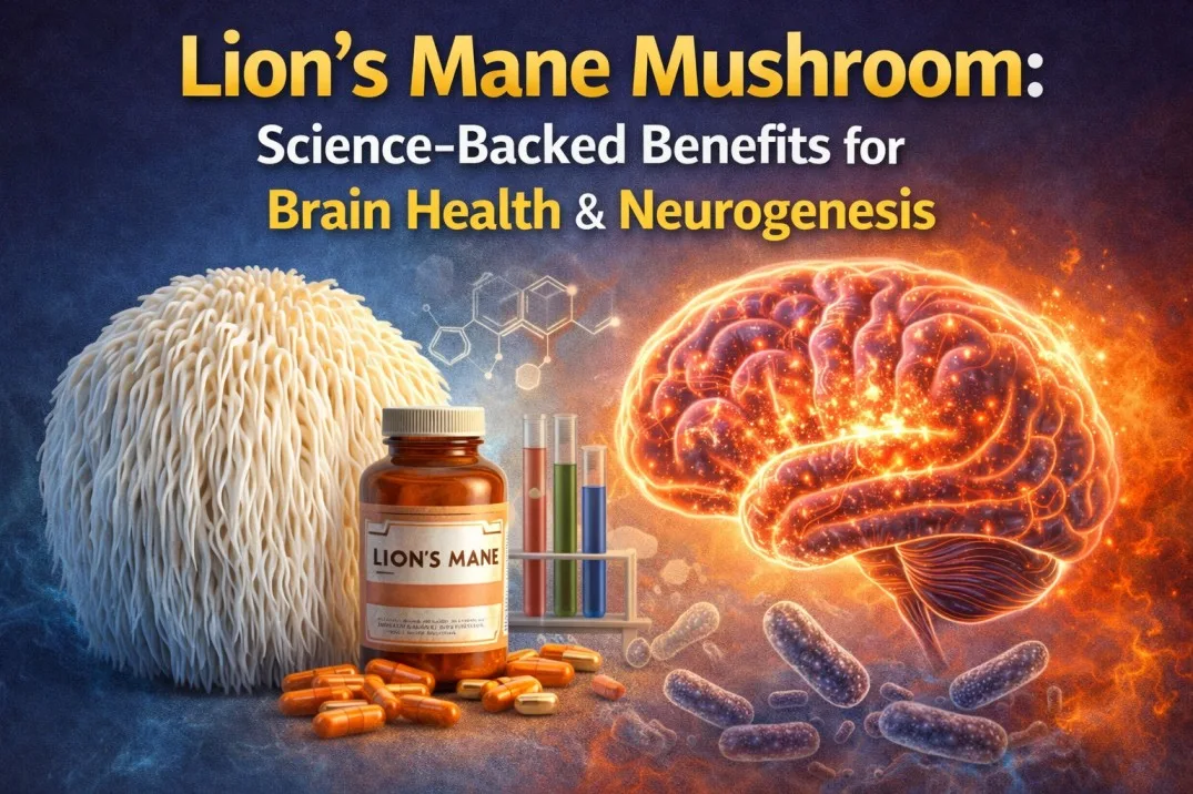 Lion’s Mane Mushroom Explained: Science-Backed Benefits for Brain Health & Neurogenesis
