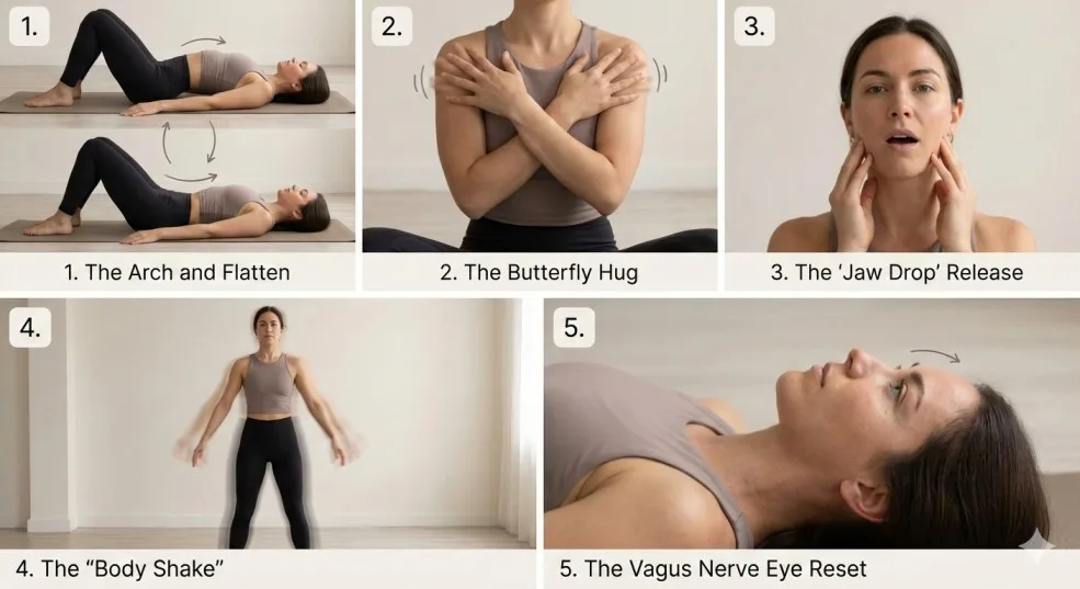 Image of how to do somatic exercises