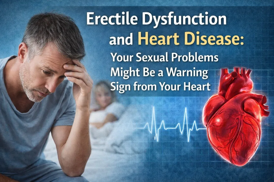 Erectile Dysfunction and Heart Disease: Your Sexual Problems Might Be Warning Signs From Your Heart