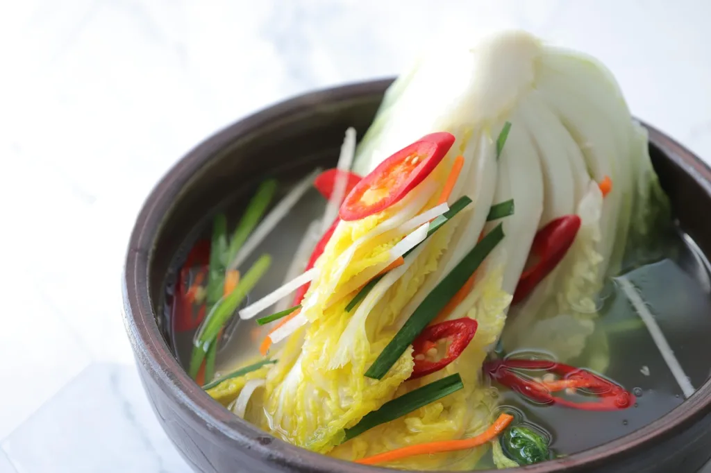 picture of kimchi depicting postbiotics, prebiotics and probiotics